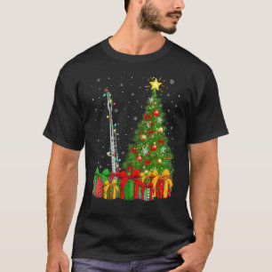 Camiseta Piccolo Music Xmas Holiday Piccolo Christmas Tree