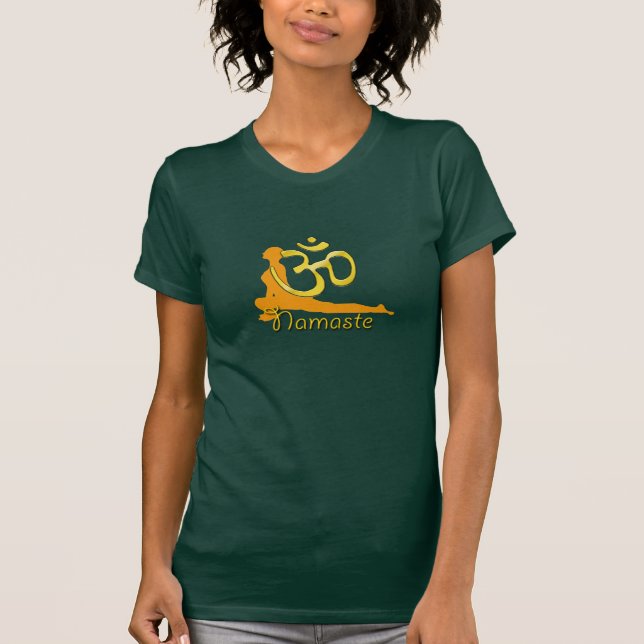 Camiseta pichón, namaste (Anverso)