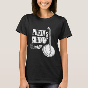 Camiseta Pickin Grinnin Banjo Banjo