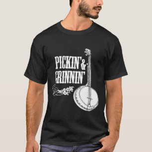 Camiseta Pickin Grinnin Banjo Banjo