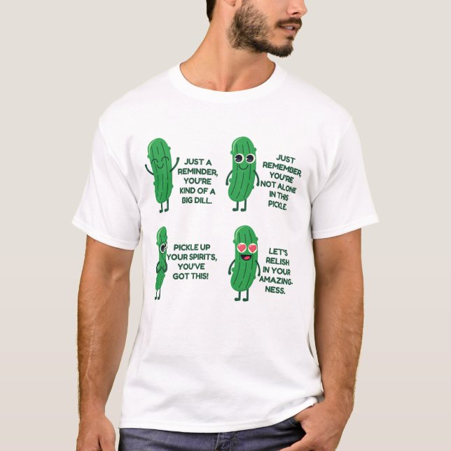 Camiseta Pickle de apoyo emocional (Anverso)
