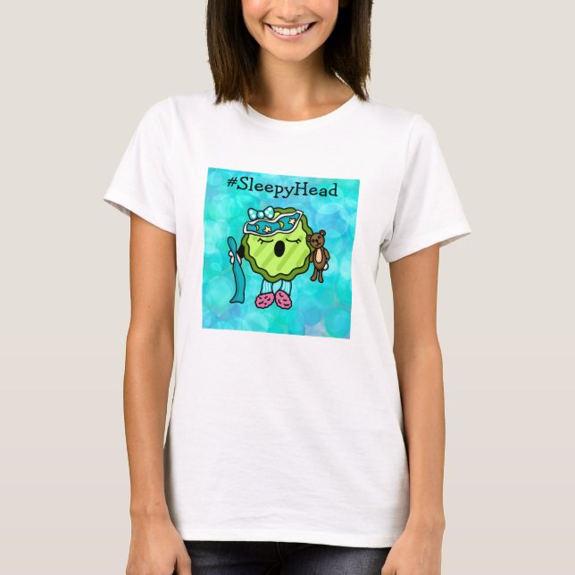 Camiseta Pickle de cabeza dormido | Graciosos Personalizado (Anverso)