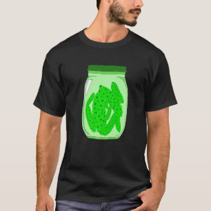 Camiseta Pickle Jar Pickle Cucumber Gherkins Dill Vegetabl
