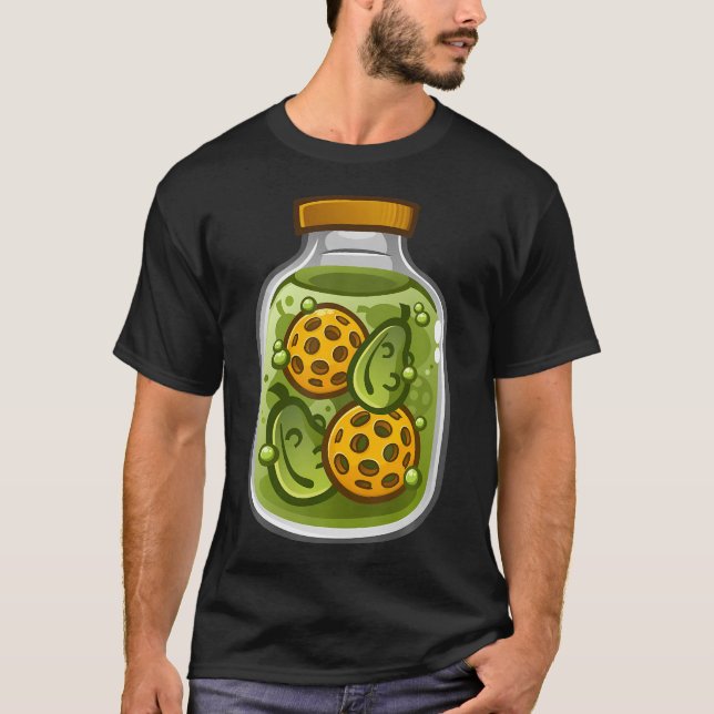 Camiseta Pickle Jar Pickleball Jar Funny Pickleball Player (Anverso)