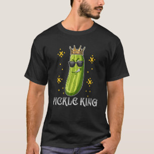 Camiseta Pickle King Vegan Funny Cucumber Vegetable Pickles