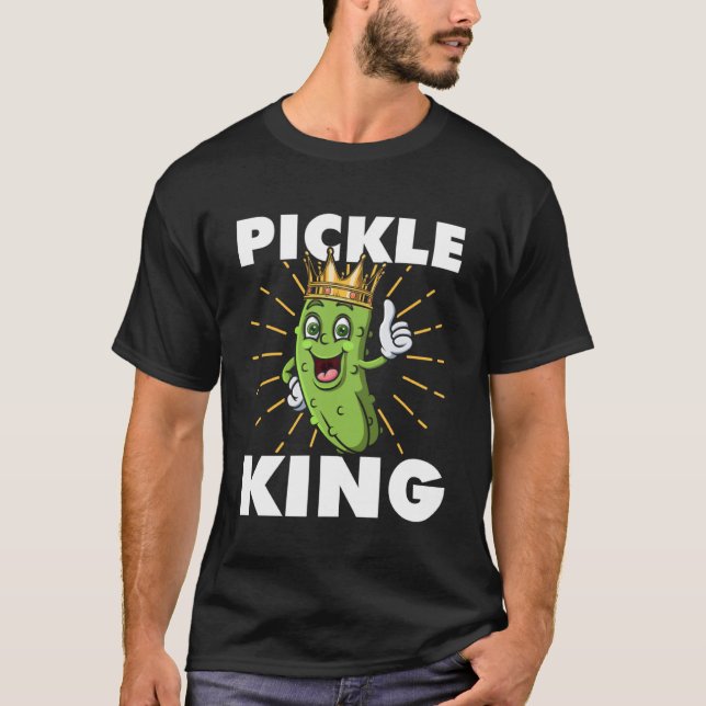 Camiseta Pickle King Veggie Food Vegetación Vegetariana (Anverso)