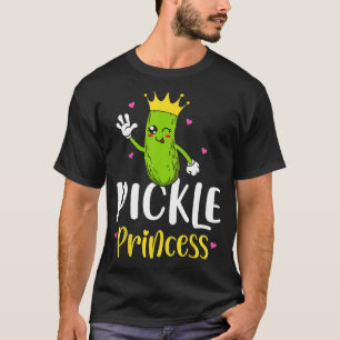 Camiseta Pickle Princess Funny Pickle Cucumber Chica
