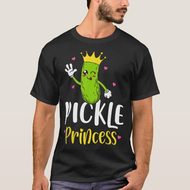 Camiseta Pickle Princess Funny Pickle Cucumber Chica (Anverso)