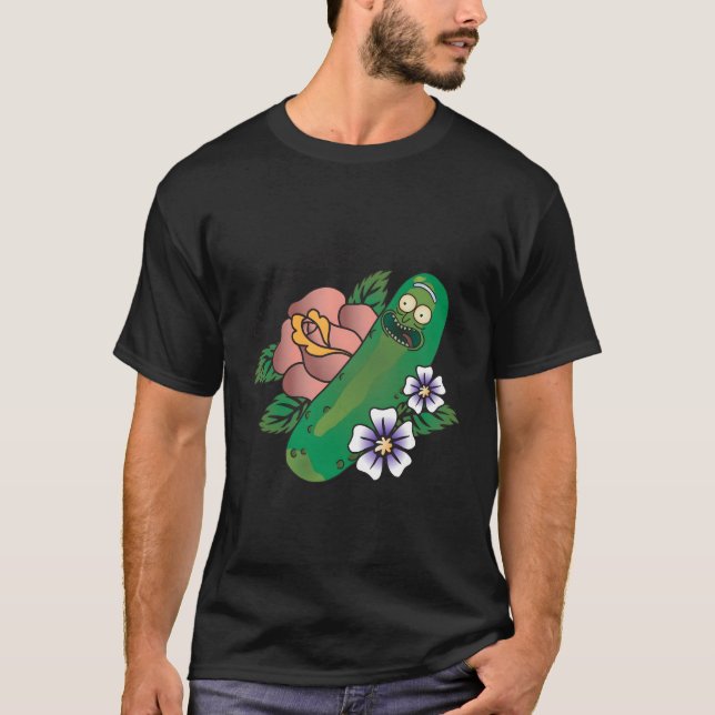 Camiseta Pickle Rick Tattoo (Anverso)