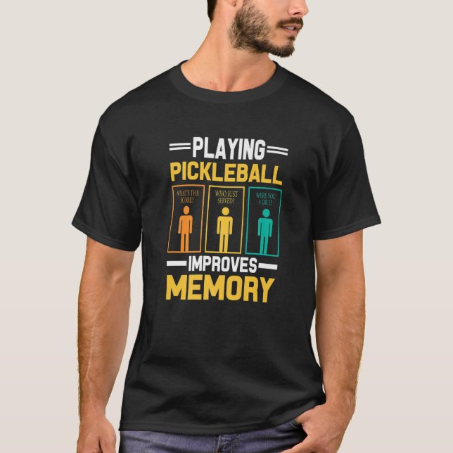Camiseta Pickleball Aiming Paddle Pickleball Player Fun Hob (Anverso)