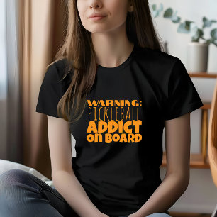 Camiseta Pickleball Amantes del gracioso lema naranja T-Shi