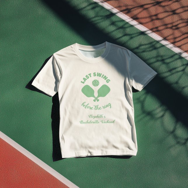 Camiseta Pickleball Bachelorette Weekend (Subido por el creador)
