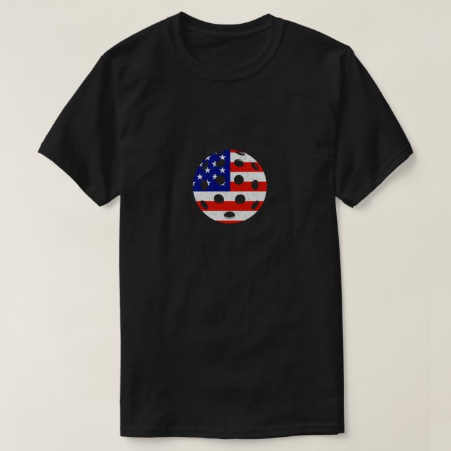 Camiseta "PICKLEBALL BALL USA 🎾 🇺 🇸 , Pickball (Diseño del anverso)