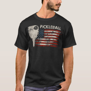 Camiseta Pickleball Bandera de Estados Unidos - Deportes di