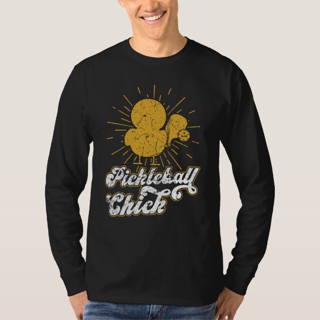 Camiseta Pickleball Chick Retro Vintage  7 (Anverso)