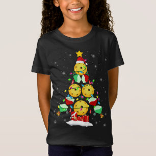 Camiseta Pickleball Christmas Tree Santa Pickleball X-mas L