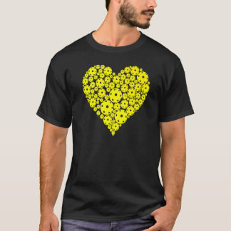 Camiseta Pickleball Corazón Pickleball Aparatos Dink Hombre