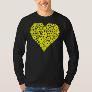 Camiseta Pickleball Corazón Pickleball Aparatos Dink Hombre