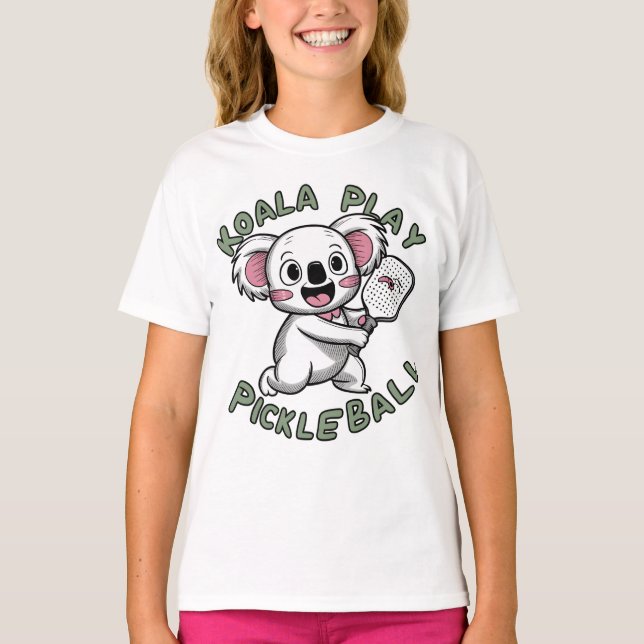 Camiseta pickleball de koala (Anverso)