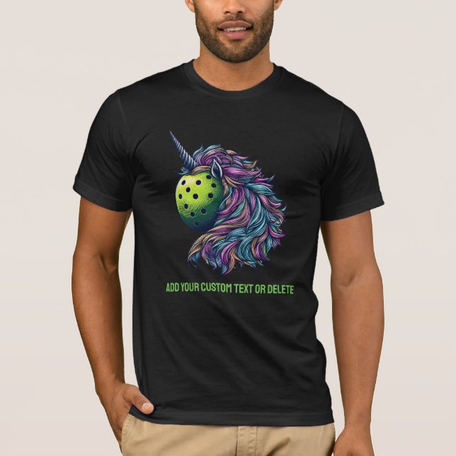 Camiseta Pickleball de unicornio (Anverso)
