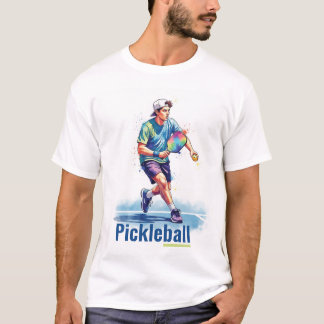 Camiseta Pickleball Drawing T-shirt