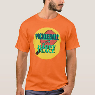 Camiseta Pickleball es el humor de mi lugar feliz