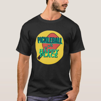 Camiseta Pickleball es mi lugar feliz humor