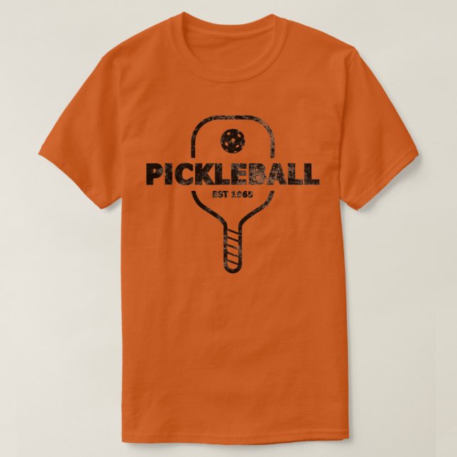 Camiseta PickleBall Est 1965 Vintage Distressed (Diseño del anverso)
