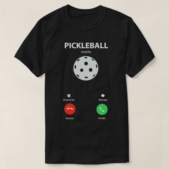Camiseta Pickleball está llamando a Classic TShirt (Diseño del anverso)