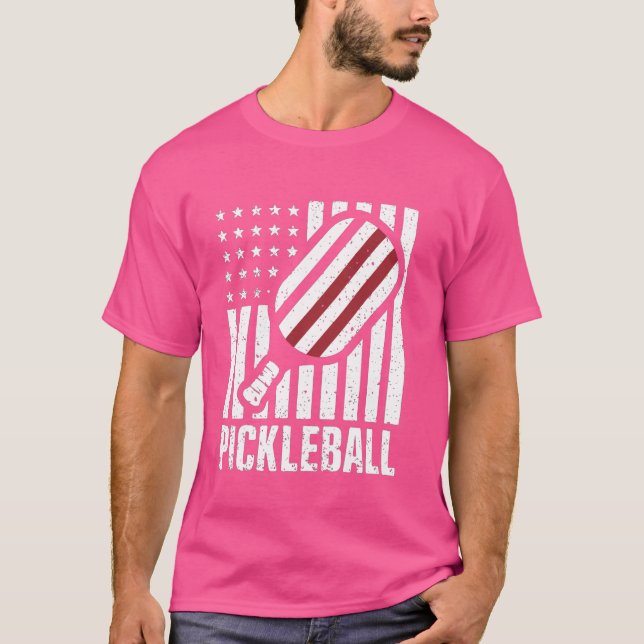Camiseta Pickleball Estados Unidos - Jugador de baloncesto  (Anverso)