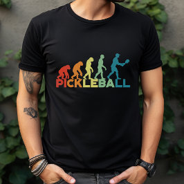 Camiseta Pickleball Evolution Funny Custom Name or Text