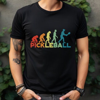Camiseta Pickleball Evolution Funny Custom Name or Text