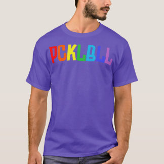 Camiseta Pickleball Gear Consonantes Arcoiris 2