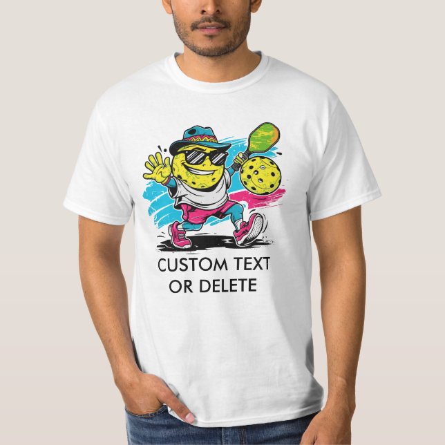 Camiseta pickleball gracioso (Anverso)