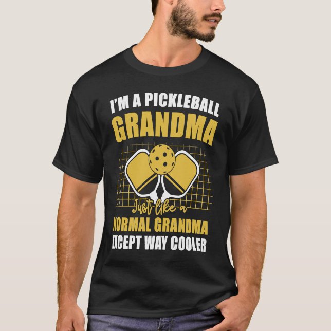Camiseta Pickleball Grandma  Pickleball Player Grandmother  (Anverso)