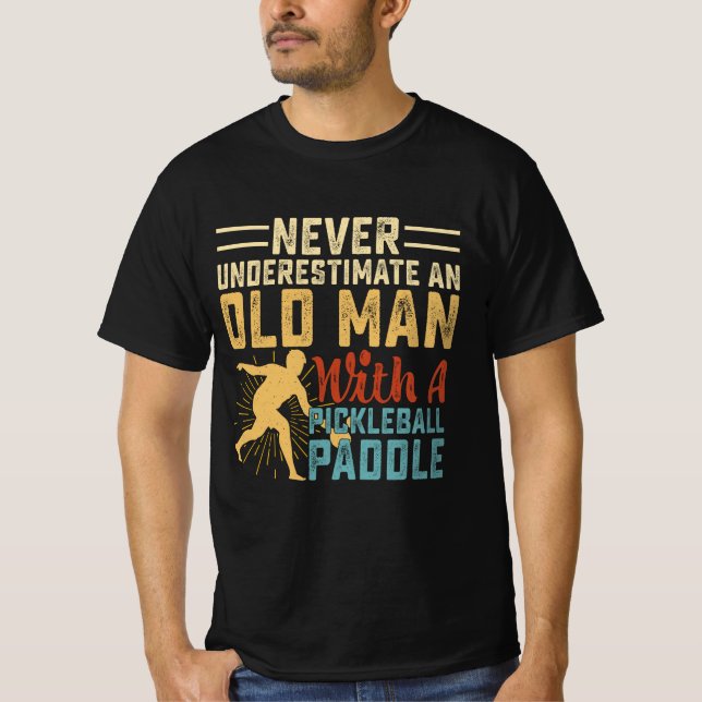 Camiseta Pickleball Grandpa Paddle Sport Pickleball (Anverso)