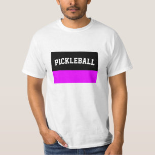 Camiseta PICKLEBALL Guay Tropical Pink Black Color Block