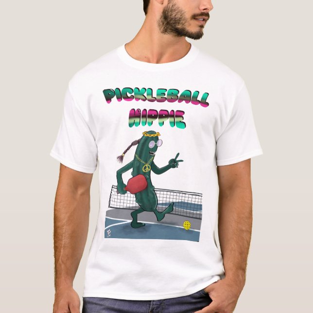 Camiseta Pickleball Hippie (Anverso)