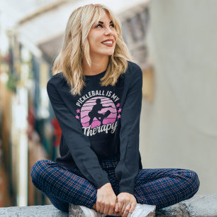 Camiseta Pickleball is my Therapy fun Pickleball