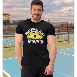 Camiseta Pickleball is my Therapy funny pickleball
