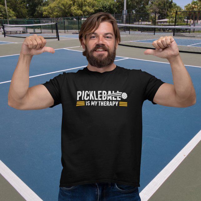 Camiseta Pickleball is my Therapy funny Pickleball (Subido por el creador)