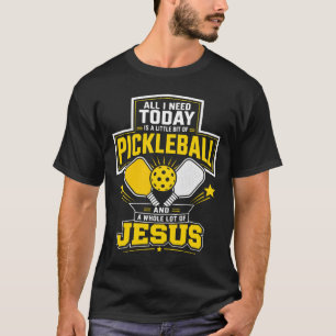 Camiseta Pickleball Jesús Fe Deportes Jugador Cancha Paleta