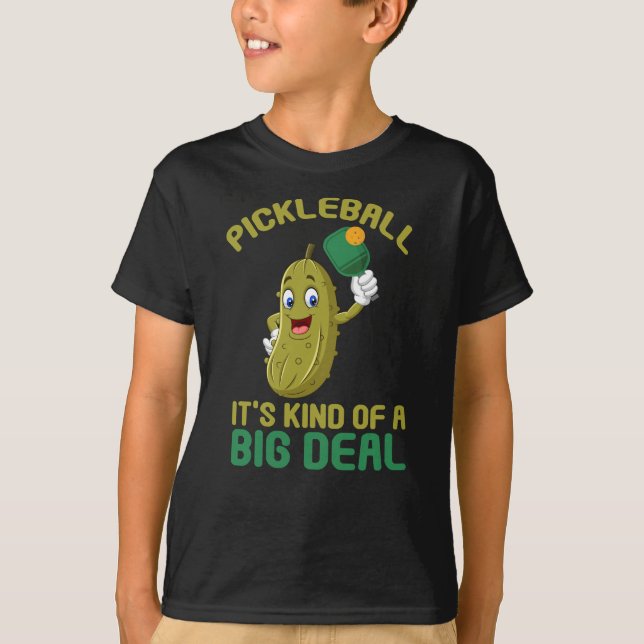 Camiseta Pickleball Kid Big Deal Pickle Sport (Anverso)