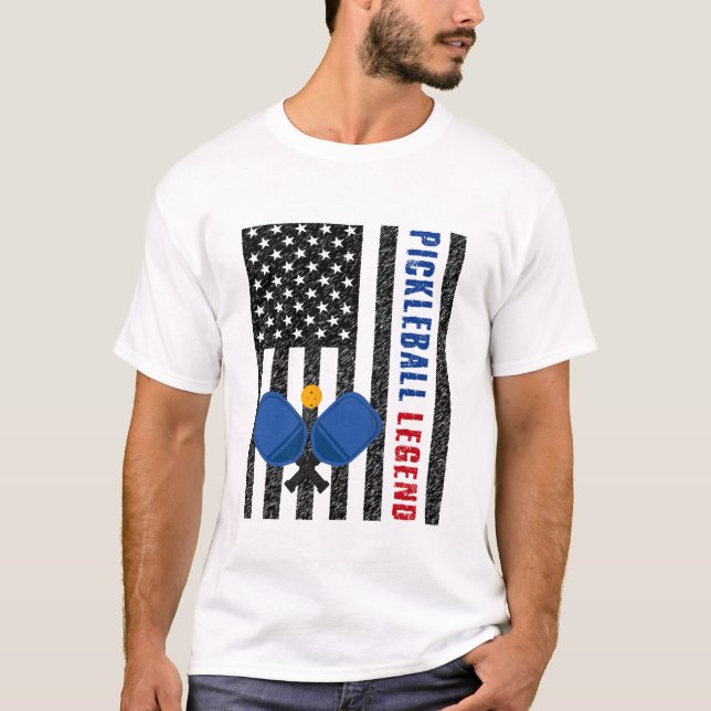Camiseta Pickleball Legend USA (Anverso)