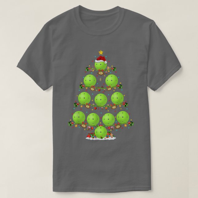 Camiseta Pickleball Lover Encender Santa Pickleball Christi (Diseño del anverso)