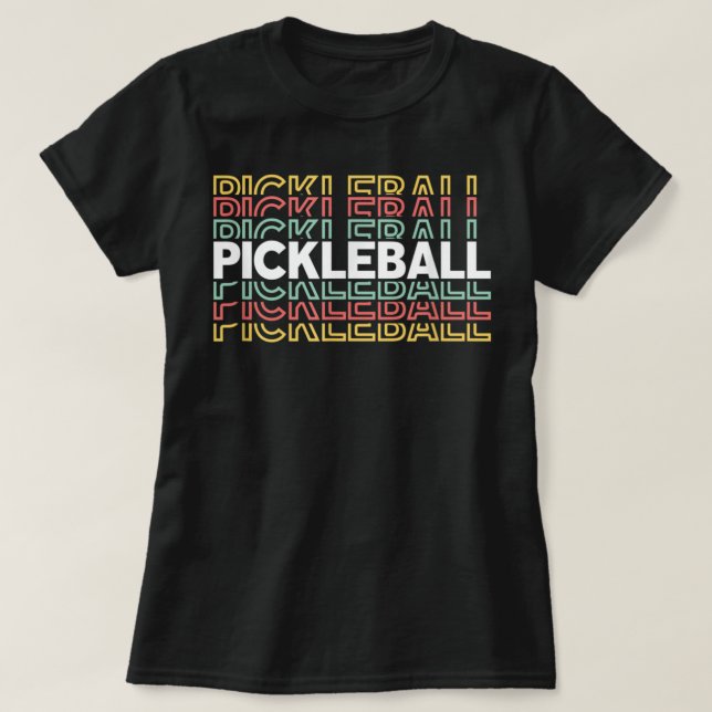Camiseta Pickleball Men & Women Pickler Player 747 (Diseño del anverso)