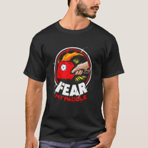 Camiseta Pickleball Miedo a mi jugador deportivo de remo