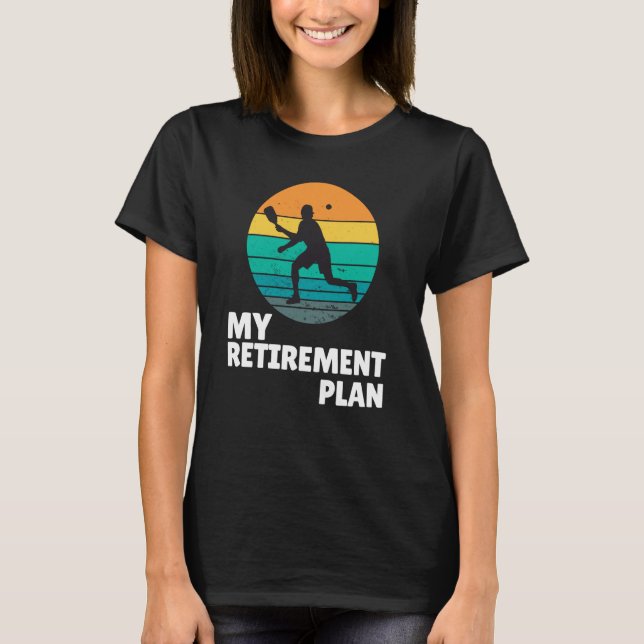 Camiseta Pickleball My Retirement Plan Dink Legend Paddle (Anverso)