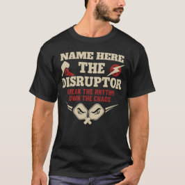 Camiseta Pickleball Nombre Personalizado EL DISRUPTOR