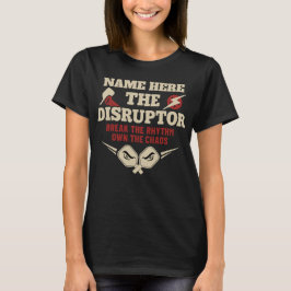 Camiseta Pickleball Nombre Personalizado EL DISRUPTOR